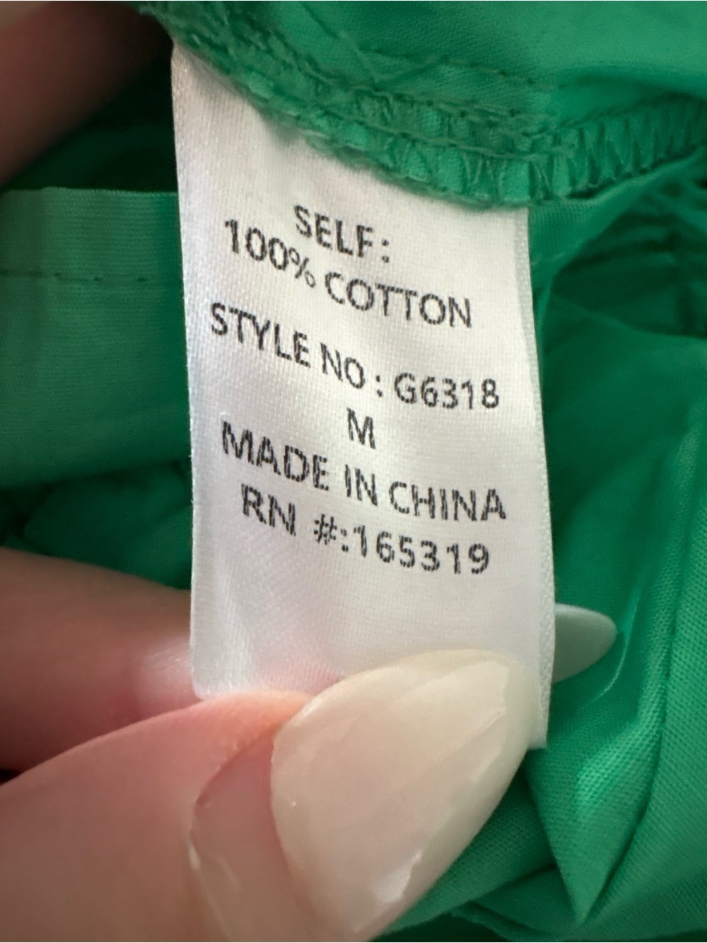 NWT day + moon Kelly Green Smocked Puff Sleeve Peplum Top Size M - Picture 4 of 4